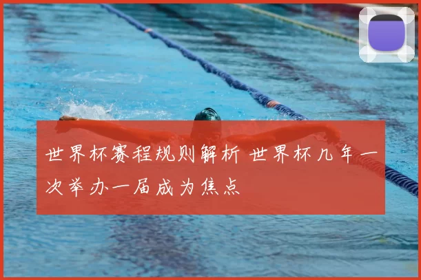 世界杯赛程规则解析 世界杯几年一次举办一届成为焦点